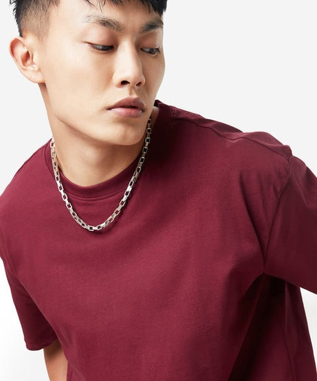 Dark Red Oversized T-Shirts