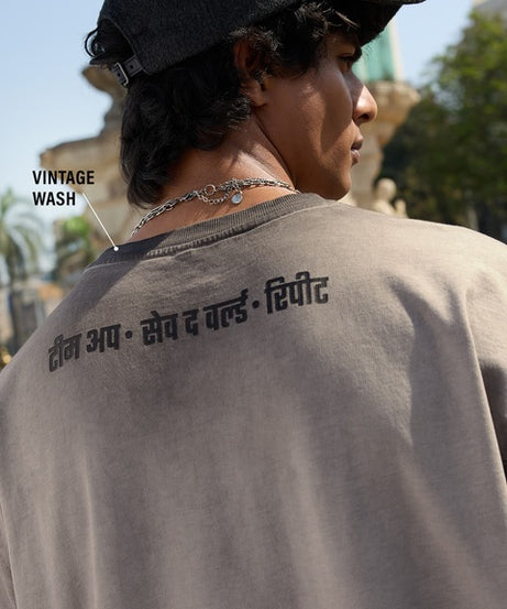 Avengers  Desi Comics Oversized T-Shirts