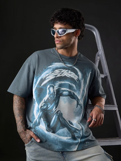 Fantastic Four Silver Surfer Oversized T-Shirts