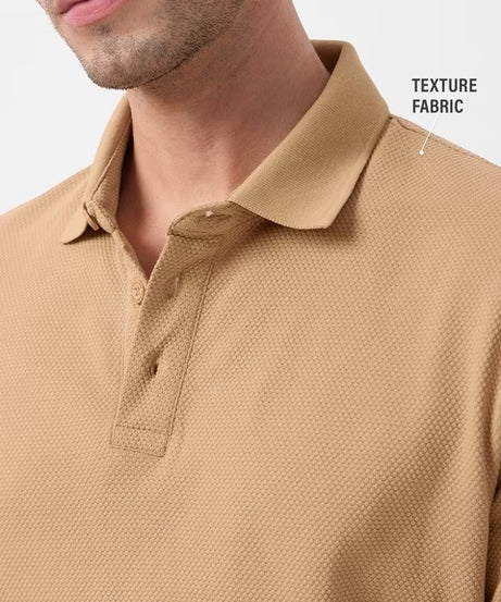 Popcorn Beige Polos T-shirt