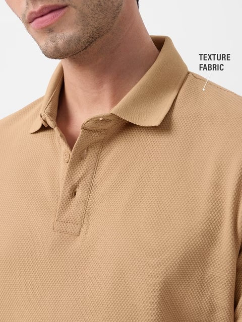 Popcorn Beige Polos T-shirt