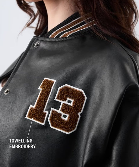 Phantom Women Oversized Varsity Jackets