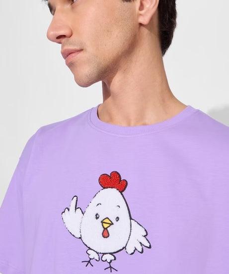 Poker Face Oversized T-Shirts