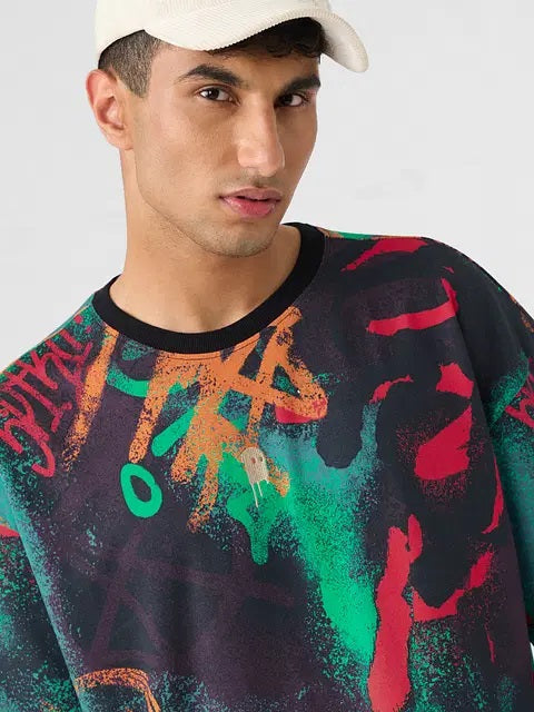 Street Graffiti Oversized T-Shirts