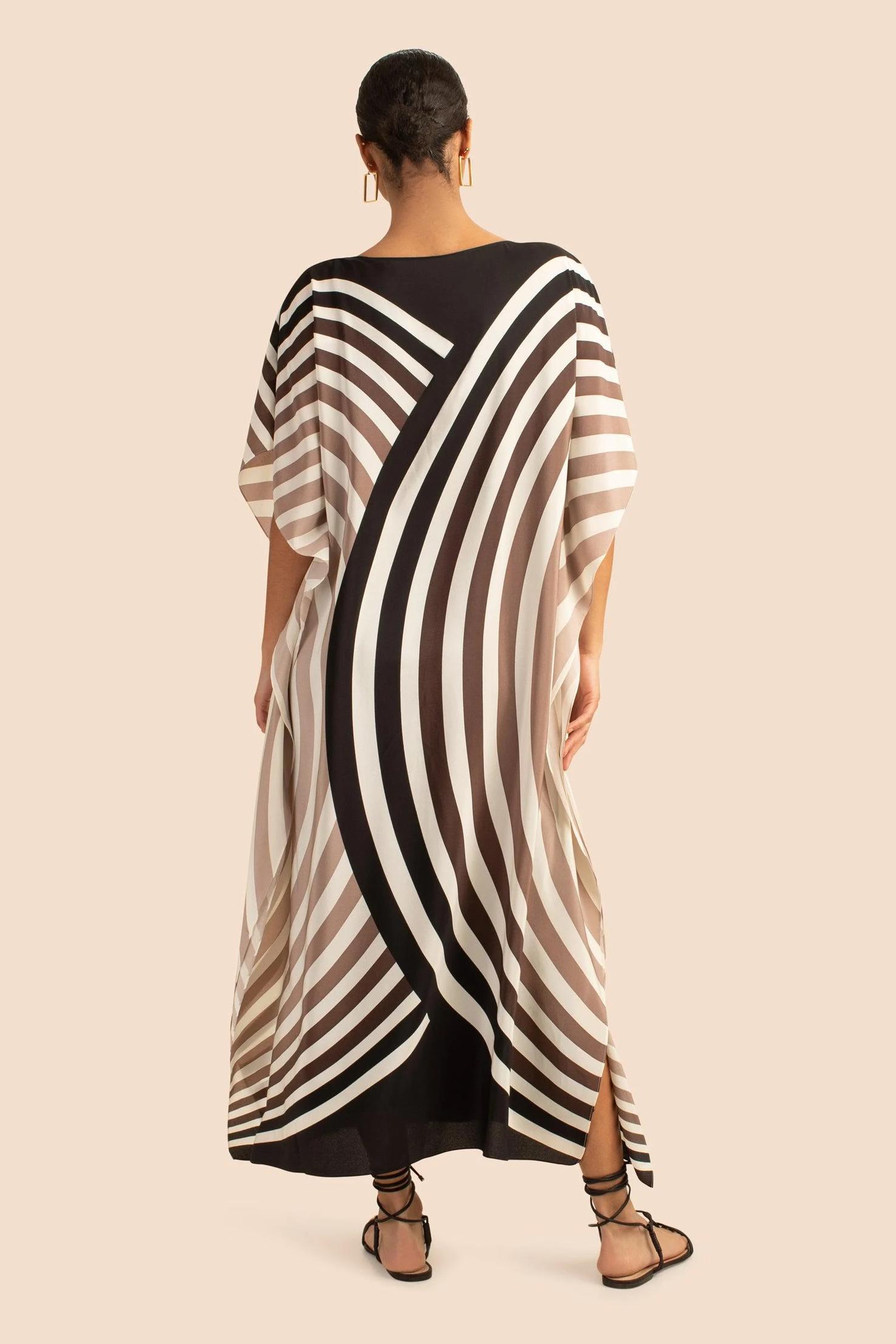 Premium Soft Satin Silk Kaftan, Casual Wear Caftan For Women's