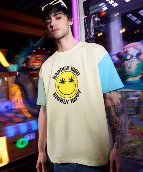 Happy High Oversized T-Shirts