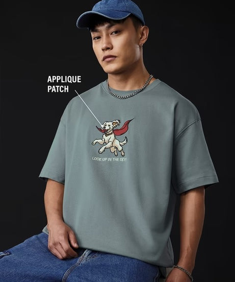 Superman Krypto The Superdog Oversized T-Shirts