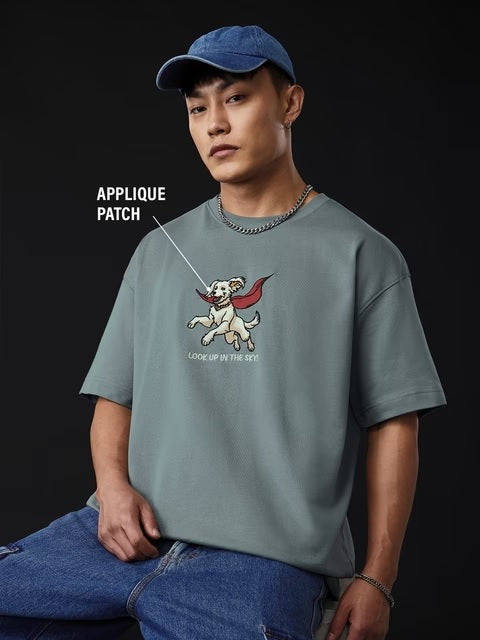 Superman Krypto The Superdog Oversized T-Shirts