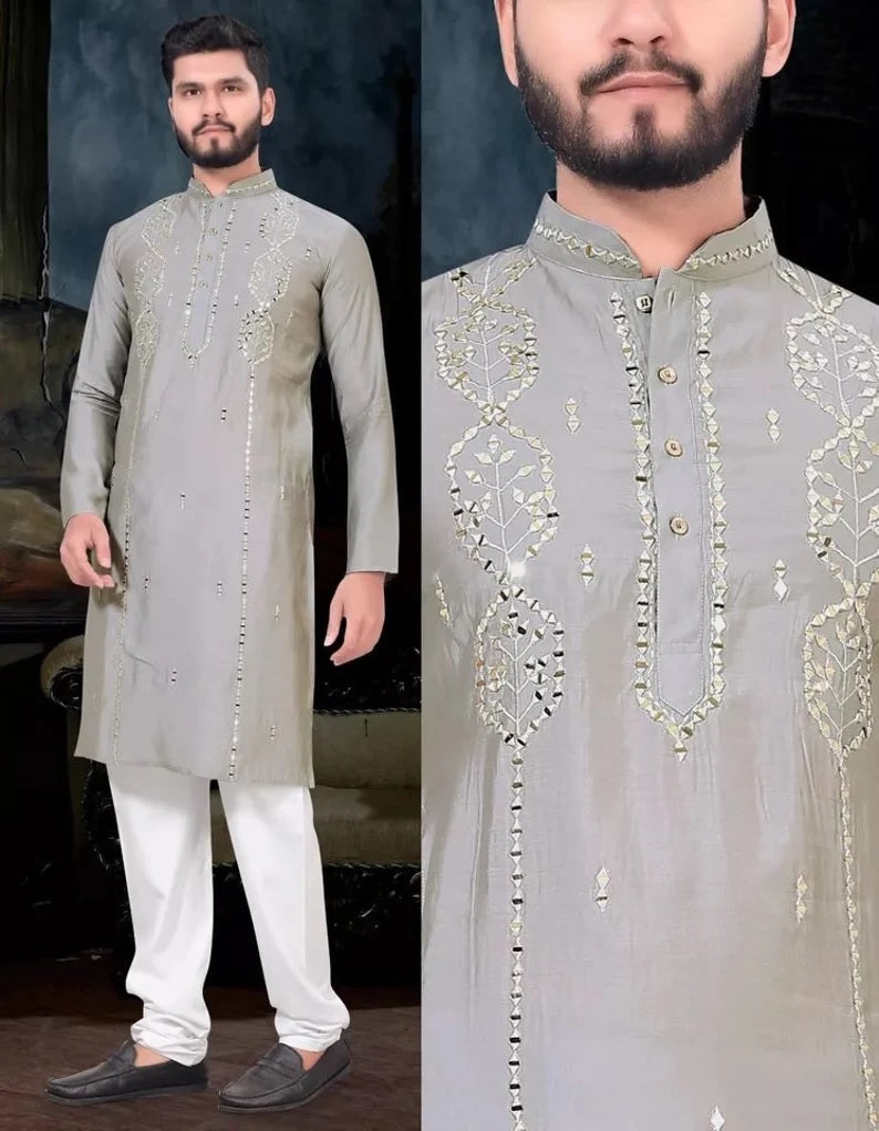 Men's Viscose with kurta pajama set