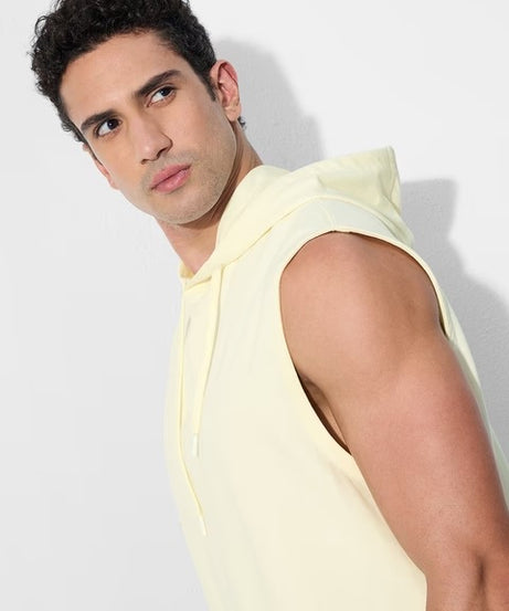 Solids Off White Hooded T-Shirts