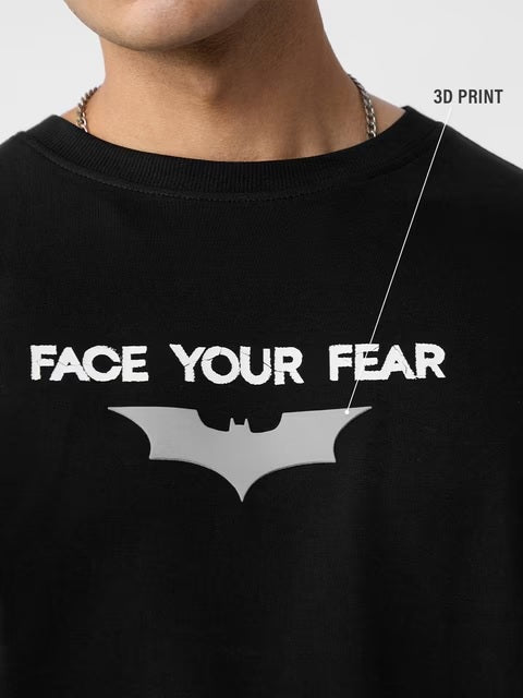 Batman Face Your Fear Oversized T-Shirts