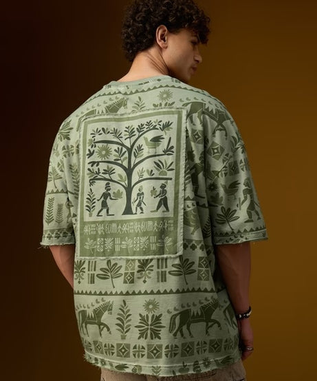 Indus Green Super Oversized T-Shirts