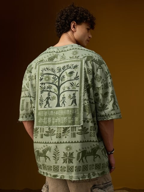 Indus Green Super Oversized T-Shirts