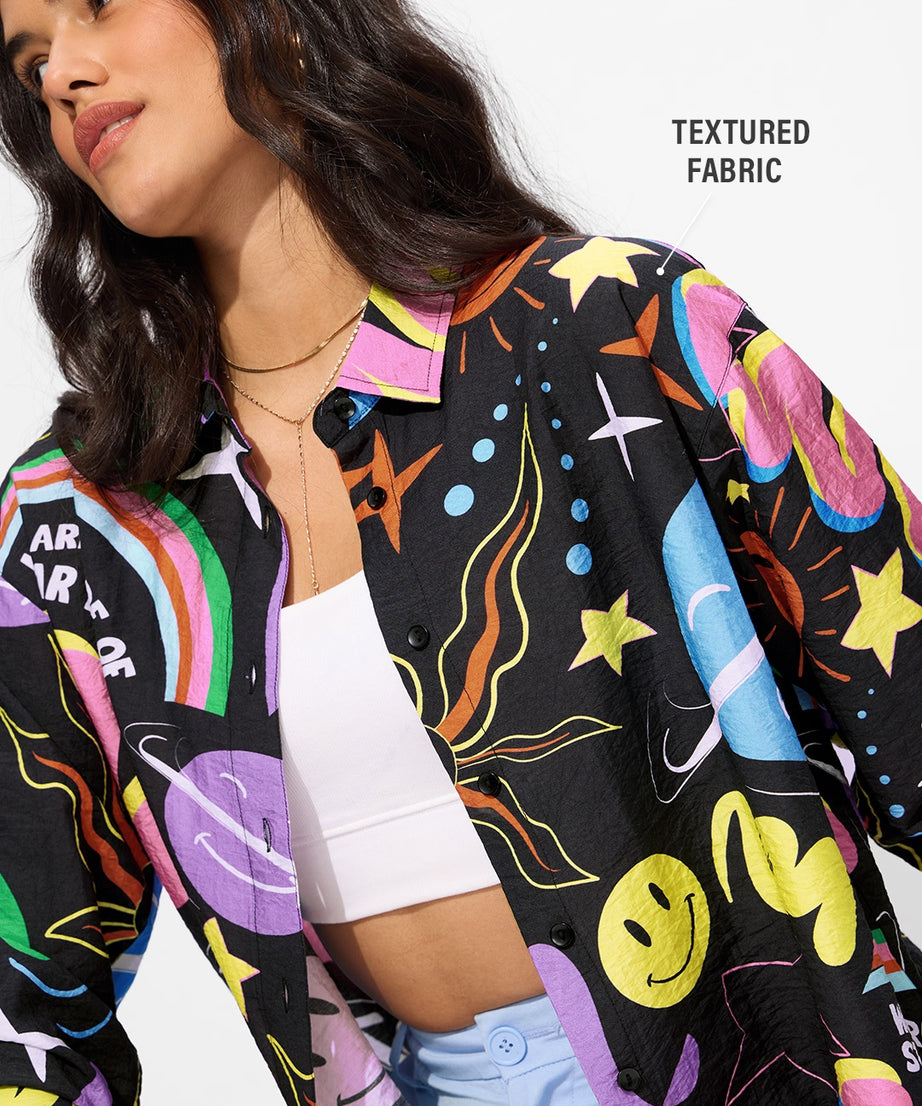 Space Ace Women Boyfriend Shirts