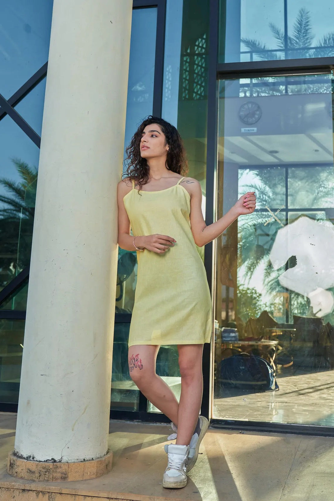 Linen Slip Women Dress