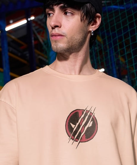 Deadpool Change Forever Oversized T-Shirts