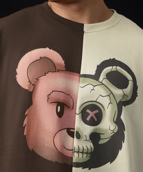 Ted The Stoner Split Oversized T-Shirts