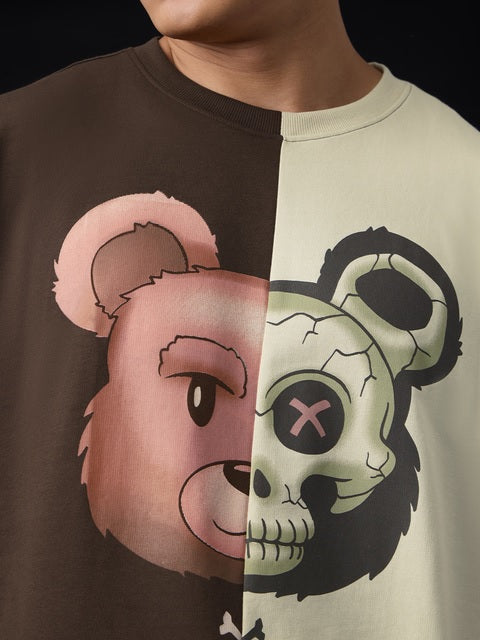 Ted The Stoner Split Oversized T-Shirts