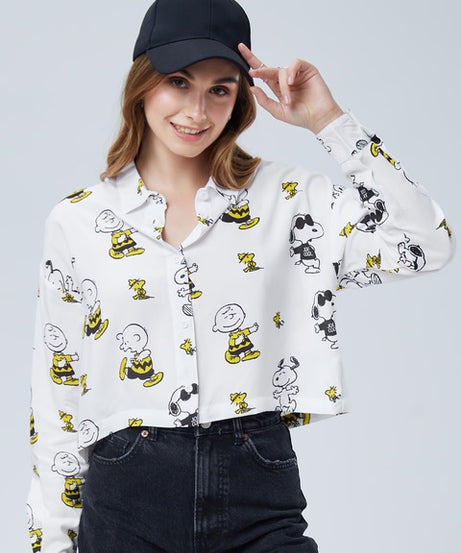 Peanuts Buddies Women Boxy Fit Shirts