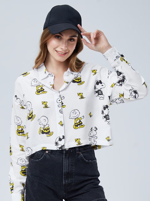 Peanuts Buddies Women Boxy Fit Shirts
