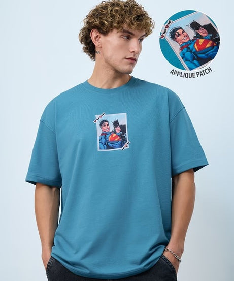Superman Batman Oversized T-Shirts