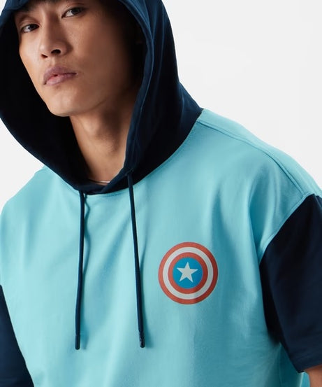 Captain America Super Soldier Hooded T-Shirts