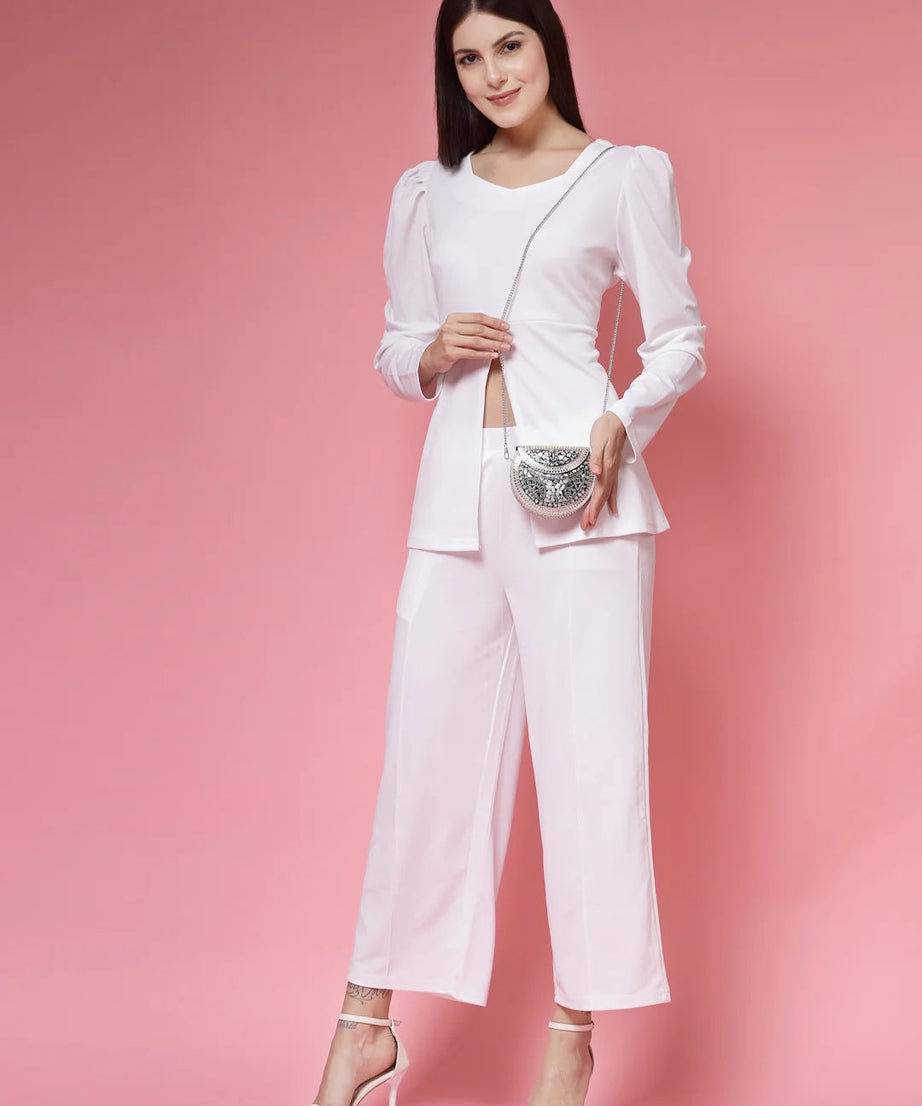 Mosaic Embellished Metal Clutch