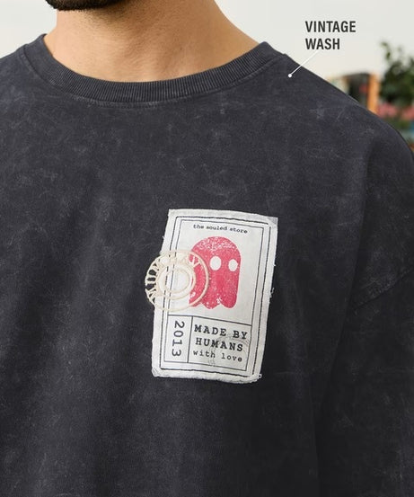 Spray Paint Oversized T-Shirts