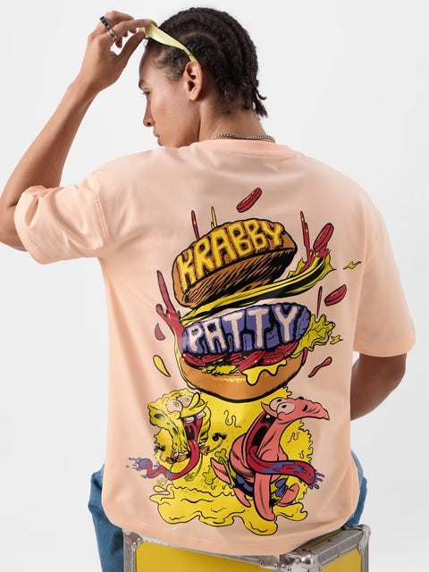 Krabby Patty Oversized T-Shirts