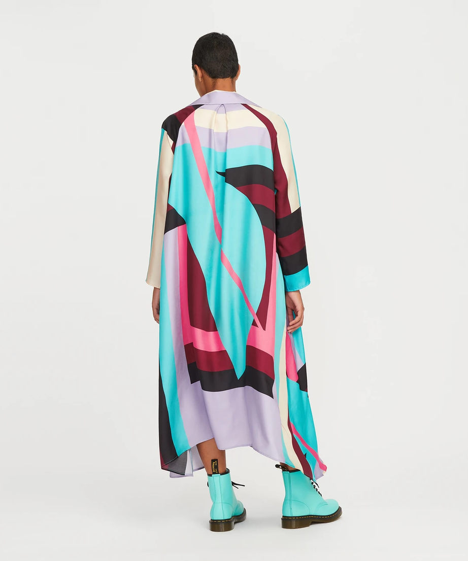 Elegant French Crepe Kaftan, Flowy and Versatile Lounge Wear Caftan for Women's