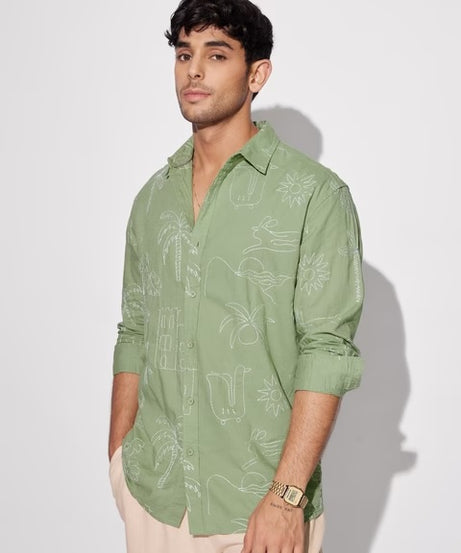 Bloom Summer Vibe Cotton Linen Shirts