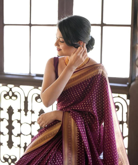 Banarasi Soft Silk Designer Saree With Exclusive Jacquard Border Blouse Fancy Saree 11-KT