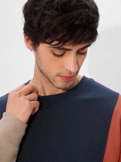 True Navy Oversized Full Sleeve T-Shirts