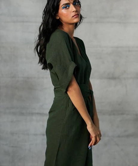 Linen Wrapped Jumpsuit