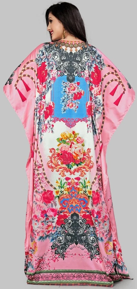 Plus Size Kaftan Dress , Long Caftan Gown Nightdress Beach Party Casual Dress