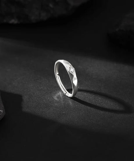 Silver Rugged Ring For Him