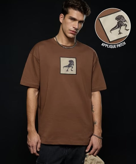 Jurassic World T-Rex Footprint Oversized T-Shirts