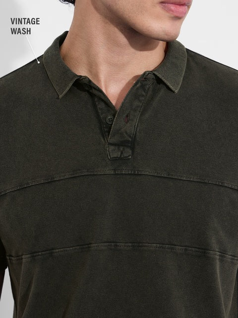 Vintage Wash Pine Polos