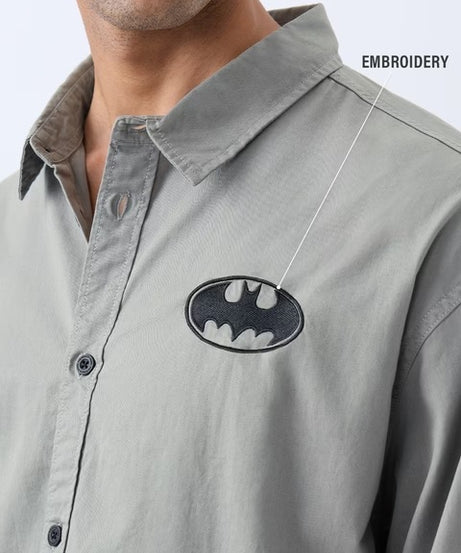 Batman Dark Knight Returns Men Utility Shirts