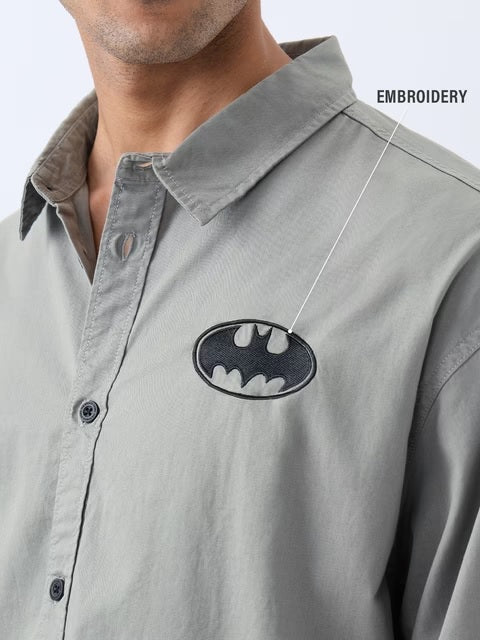 Batman Dark Knight Returns Men Utility Shirts
