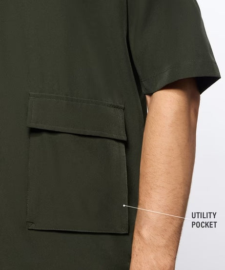 Dark Olive Hooded T-Shirts