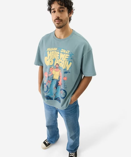 Here We Go Again Oversized T-Shirts