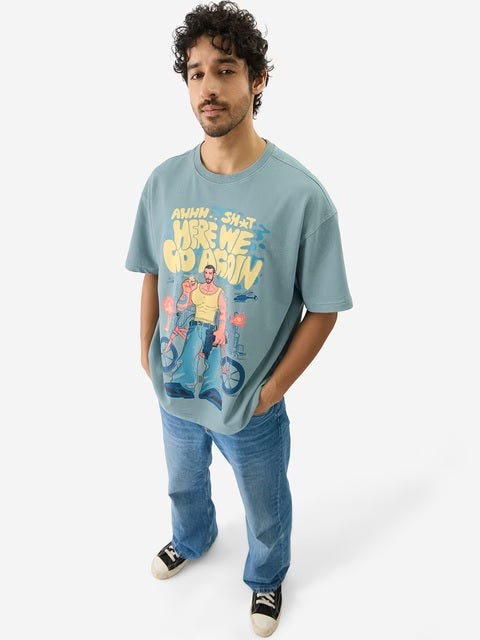 Here We Go Again Oversized T-Shirts