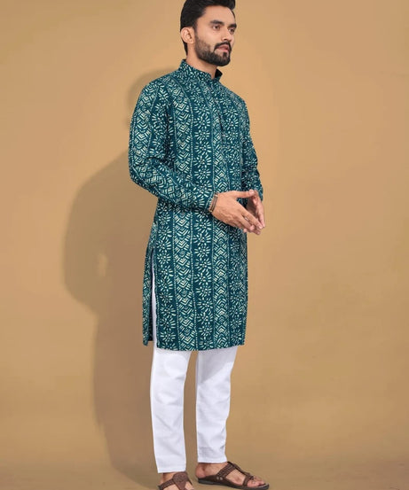 Premium Soft Cotton Men's Kurta Pajama Set