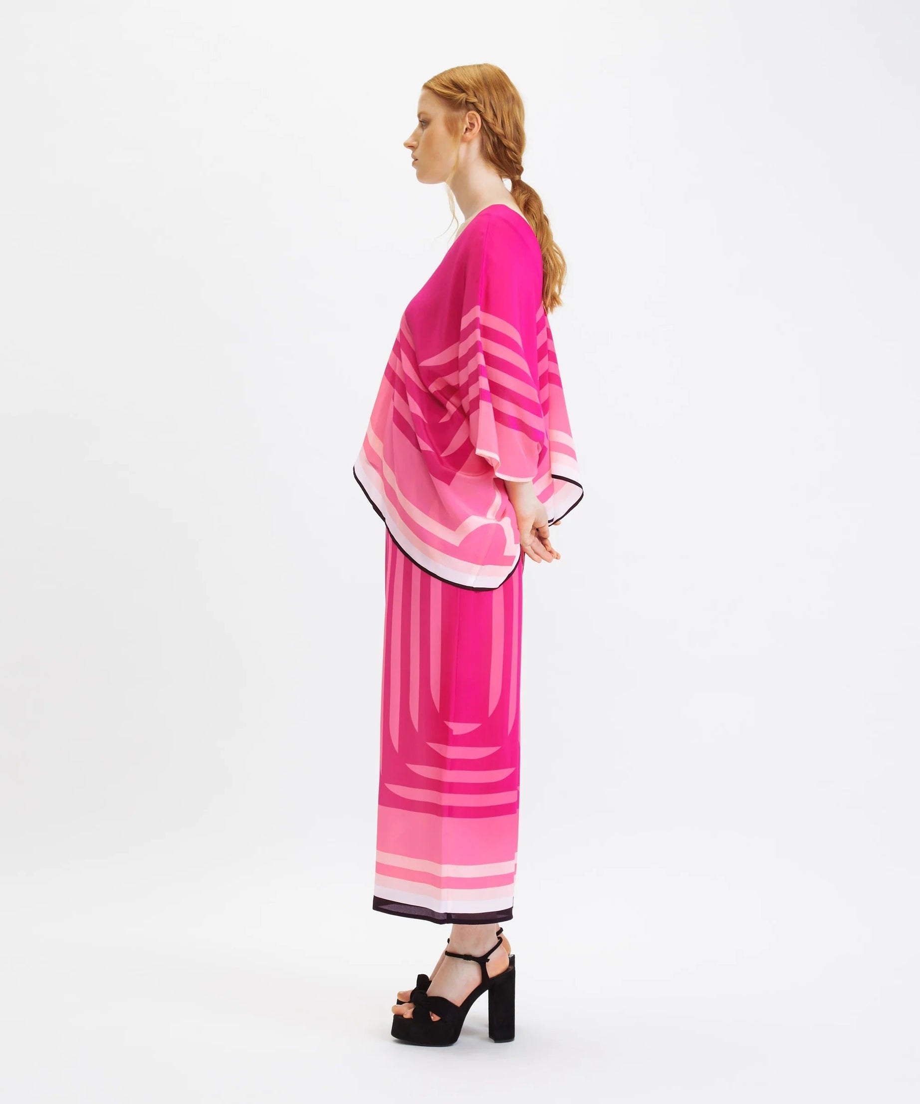 Soft Silk Crepe Co-ord Set  For Women's