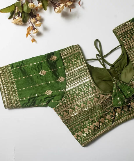 Vibrant Silk Blouse For Women's