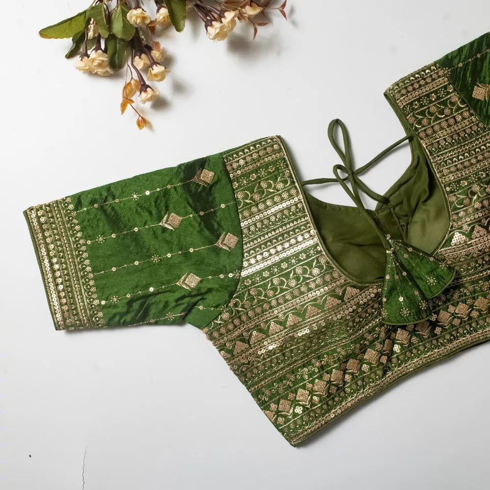 Vibrant Silk Blouse For Women's