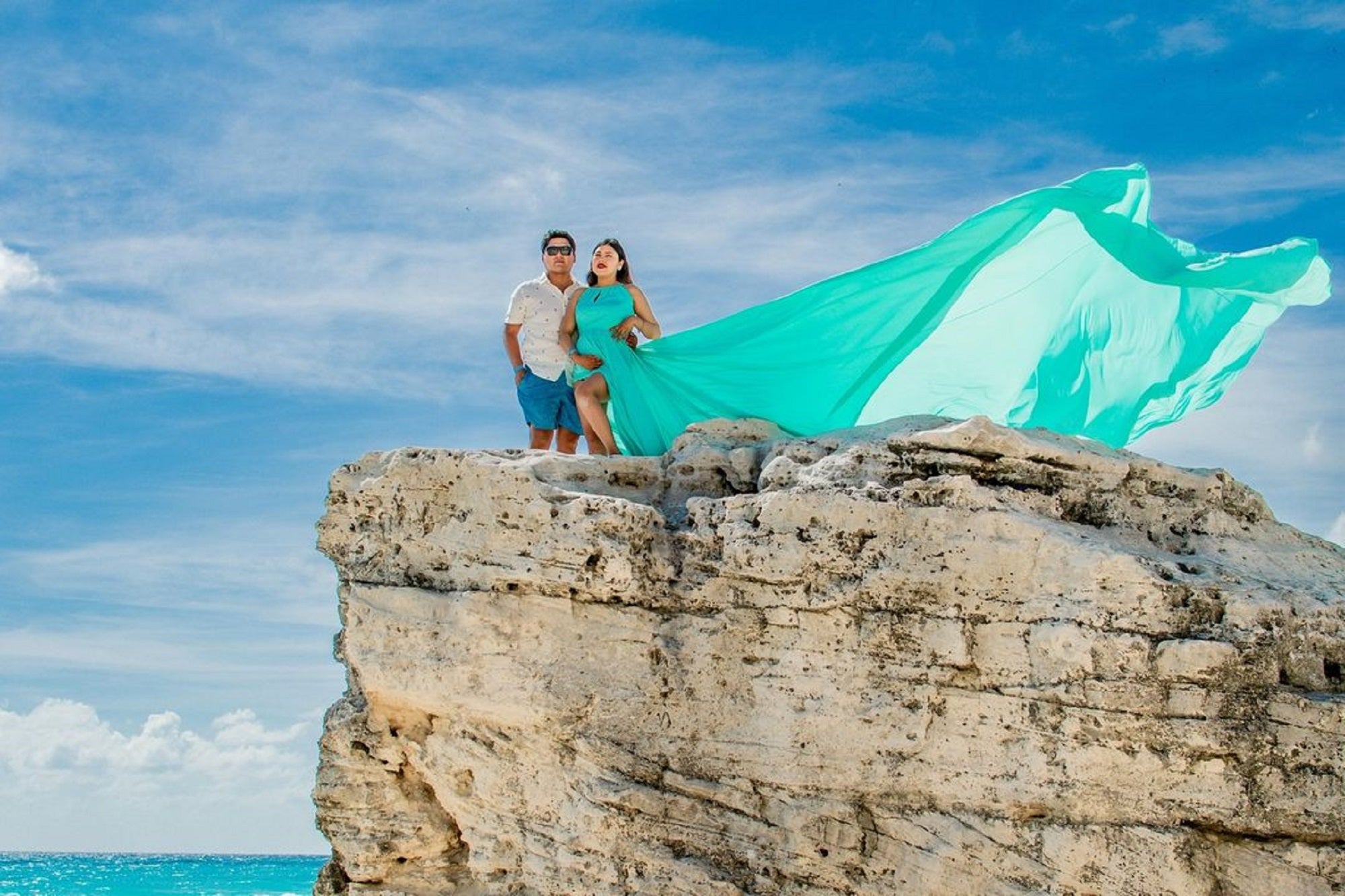 Satin Elegance for Pre Wedding Bliss