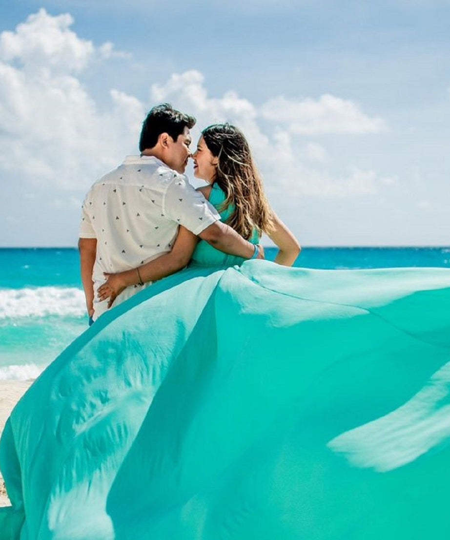 Satin Elegance for Pre Wedding Bliss