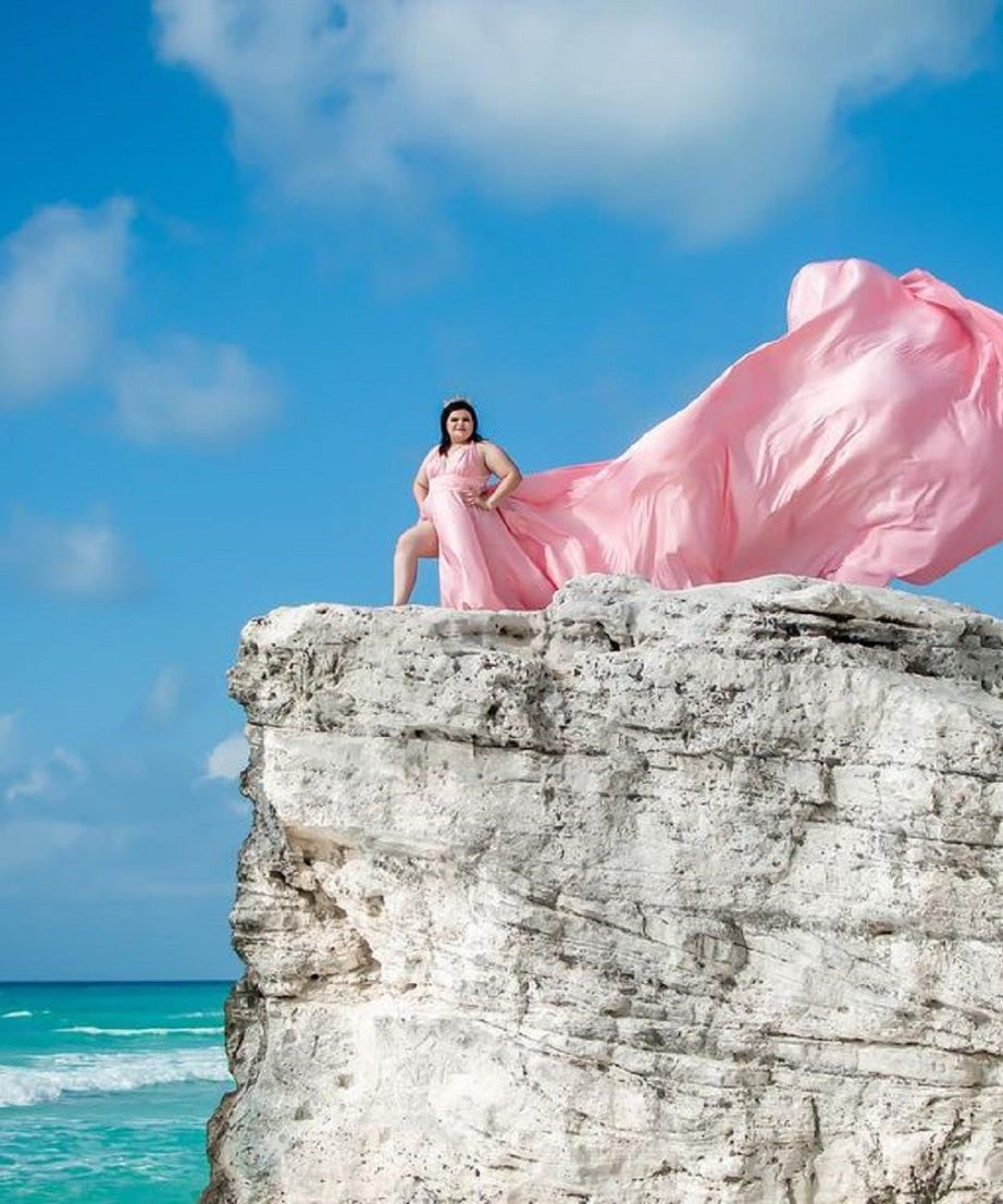 Long Train Dress | Photoshoot Dress | Flowy Dress